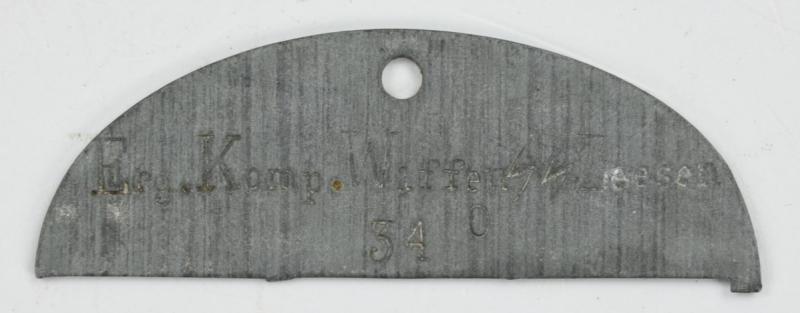 German Waffen-SS Half Dog-Tag