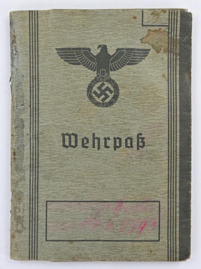 German WH KIA Wehrpass 'Hans-Jurgen Broum'