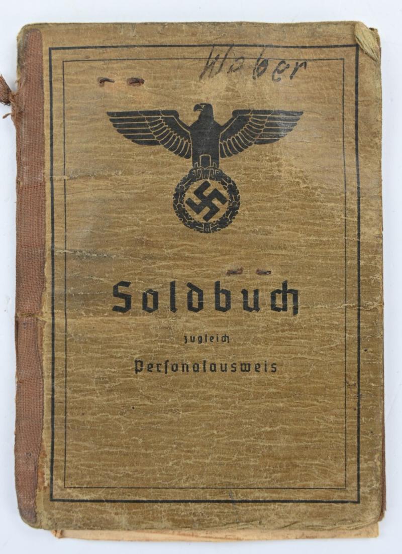 German WH Payment book 'Soldbuch'