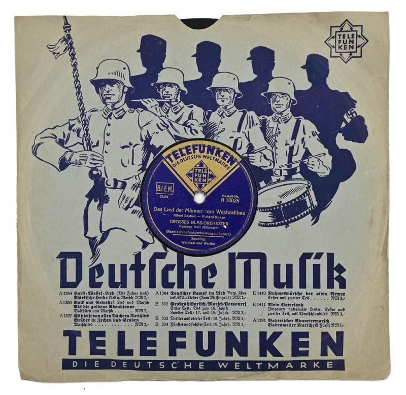 German Third Reich Era Music Record