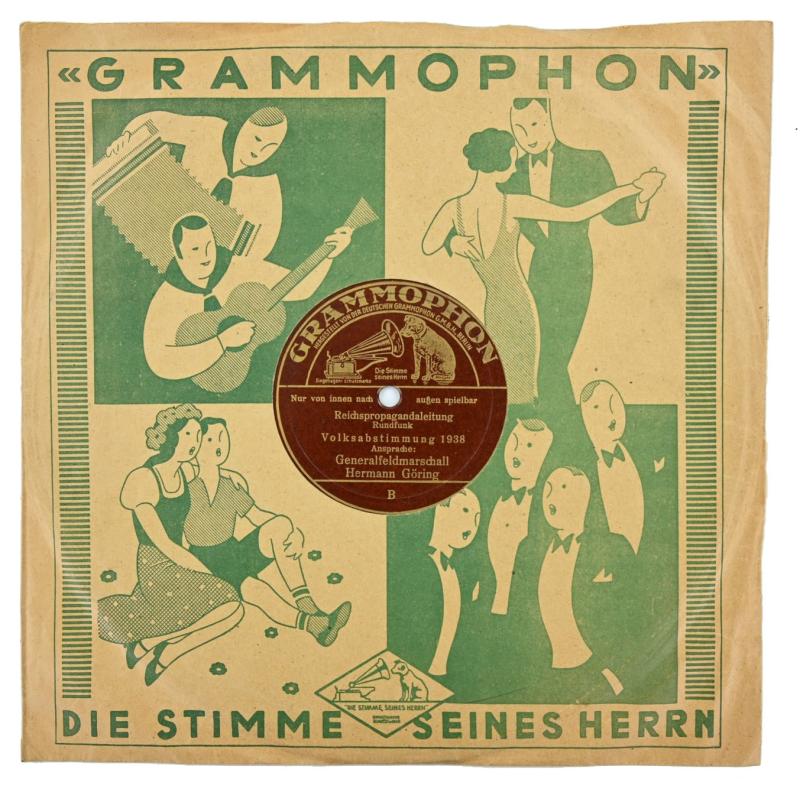 German Third Reich Era NSDAP Propaganda 'Rundfunk' Record