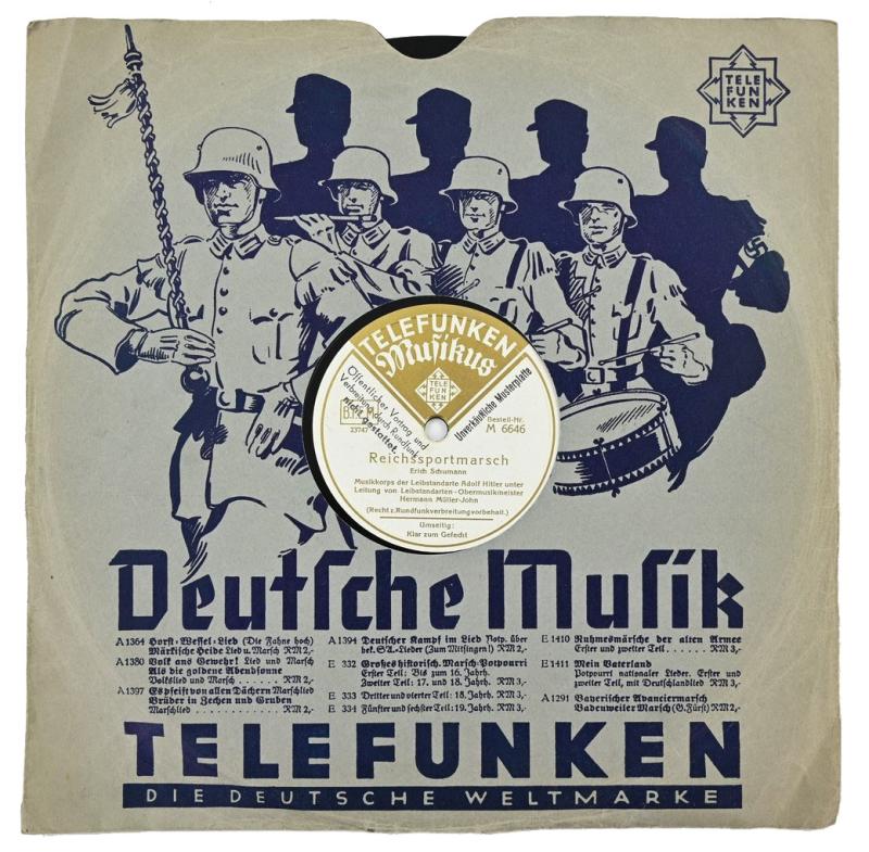 German 'Leibstandarte Adolf Hitler' Music Record