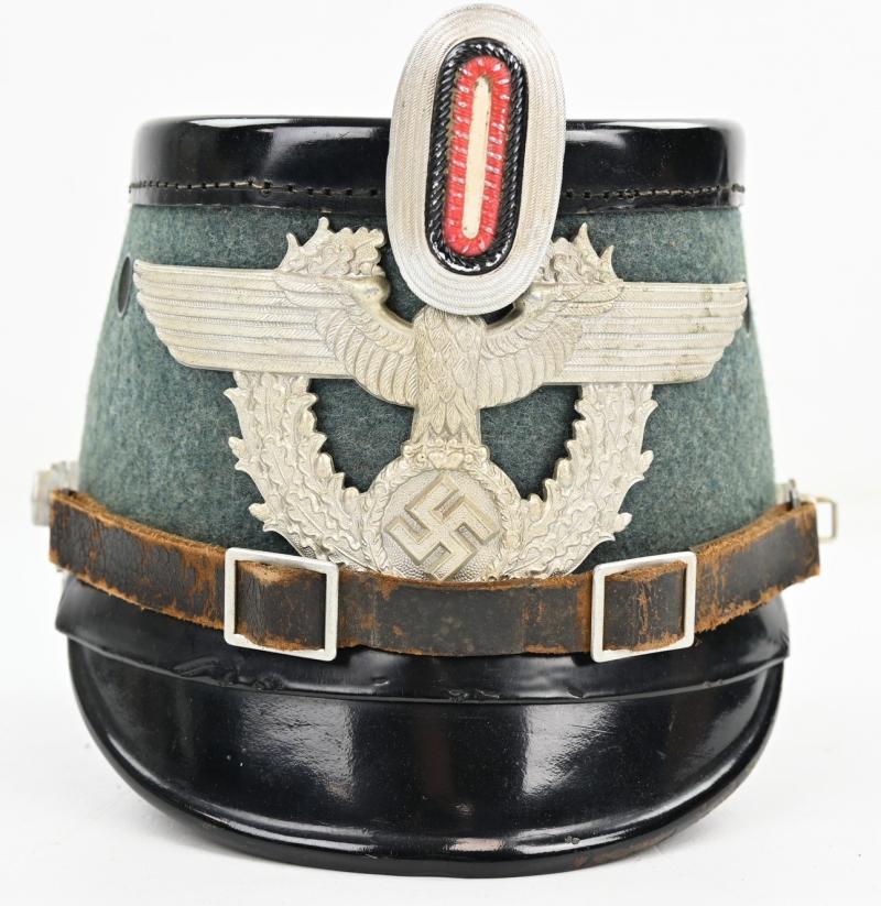 German Police Shako 'H. Becker & Co'