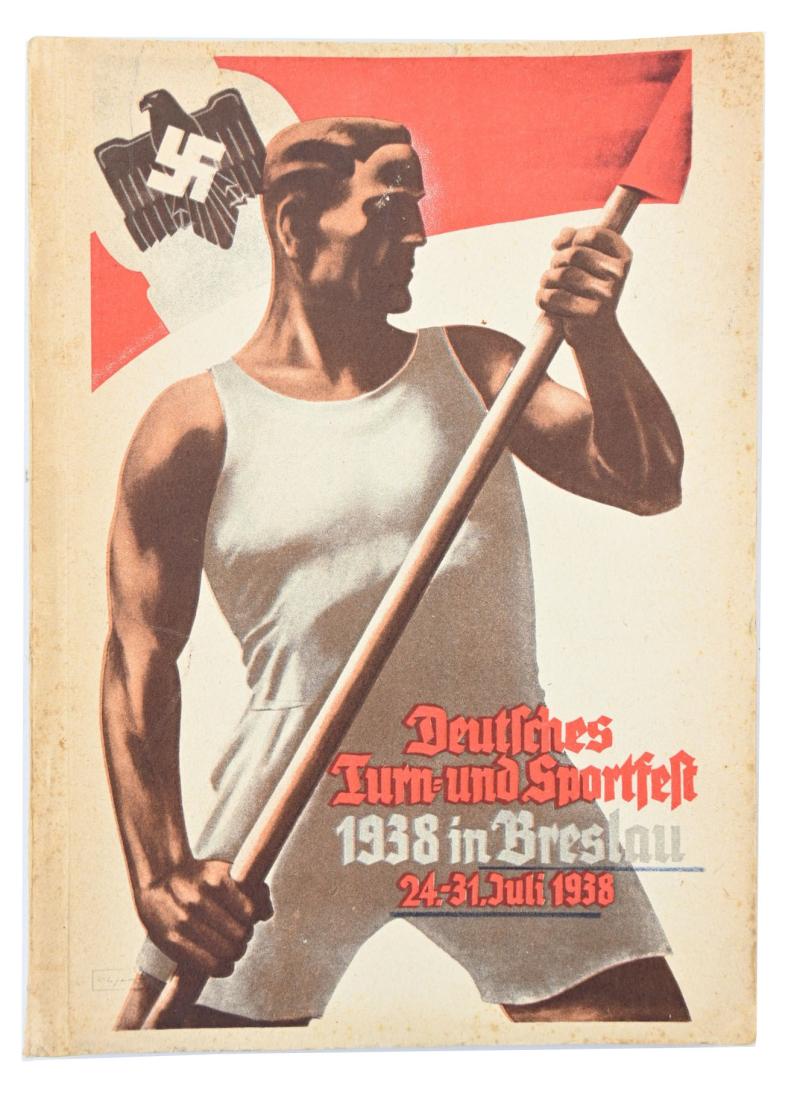German TD Sports Program book 'Breslau 1938'