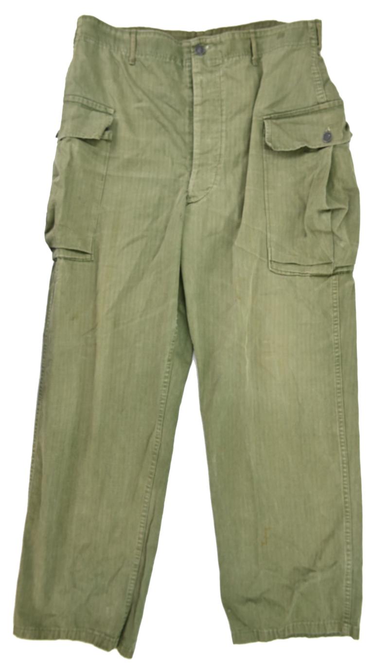 US WW2 HBT Combat Cargo Pants