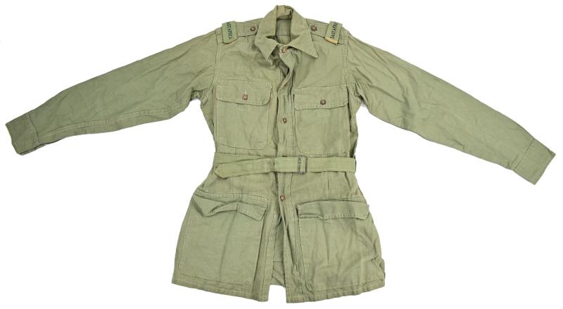 British WW2 4-pocket Jungle Green East Africa Bush Jacket