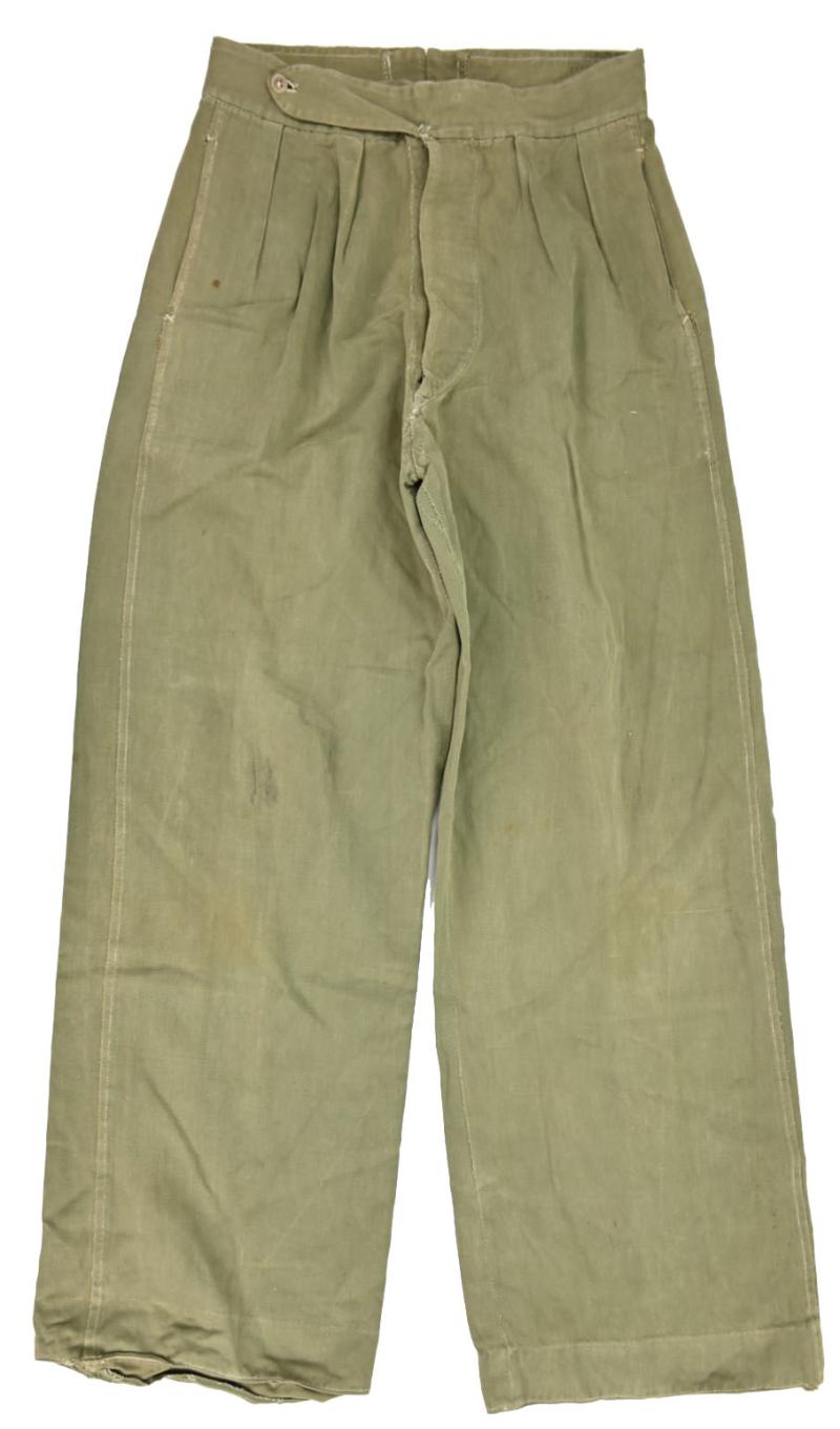 British WW2 JG Dyed Early Officers trousers