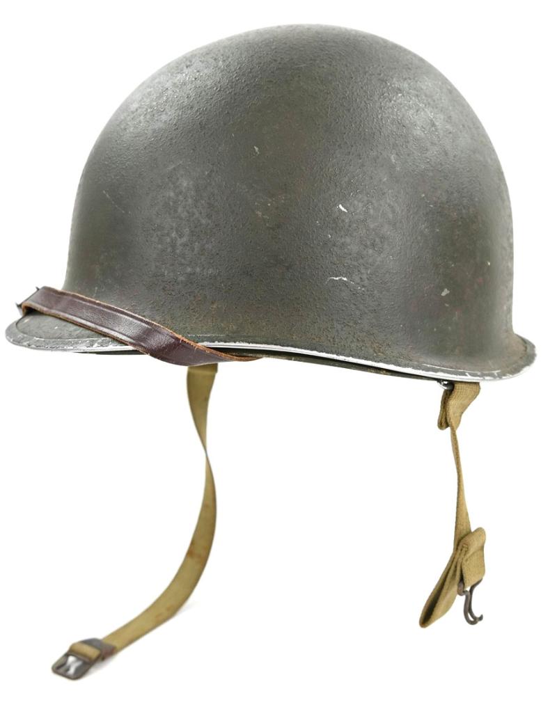 US WW2 M1 Fixed Bale Combat Helmet