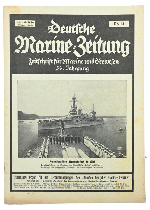 German Reichsmarine Magazine 1930