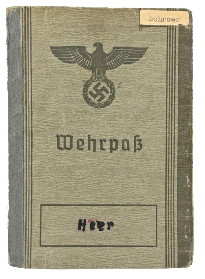 German WH Wehrpass 'Infantry Regiment 60'