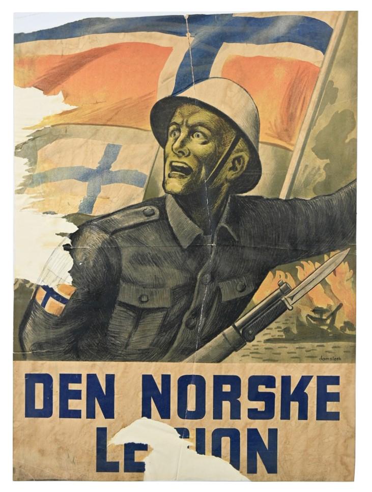 Norwegian-SS Poster 'Den Norske Legion'