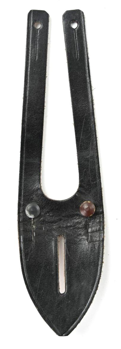 German WH CAG 1942 Binocular Button attachment Leather