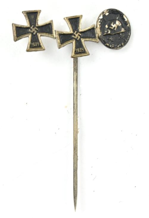 German WH Combined Medal Stickpin
