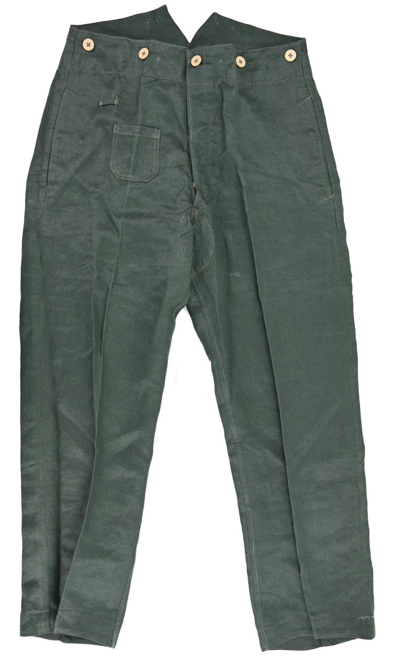 German WH M42 Drillich Combat Trousers