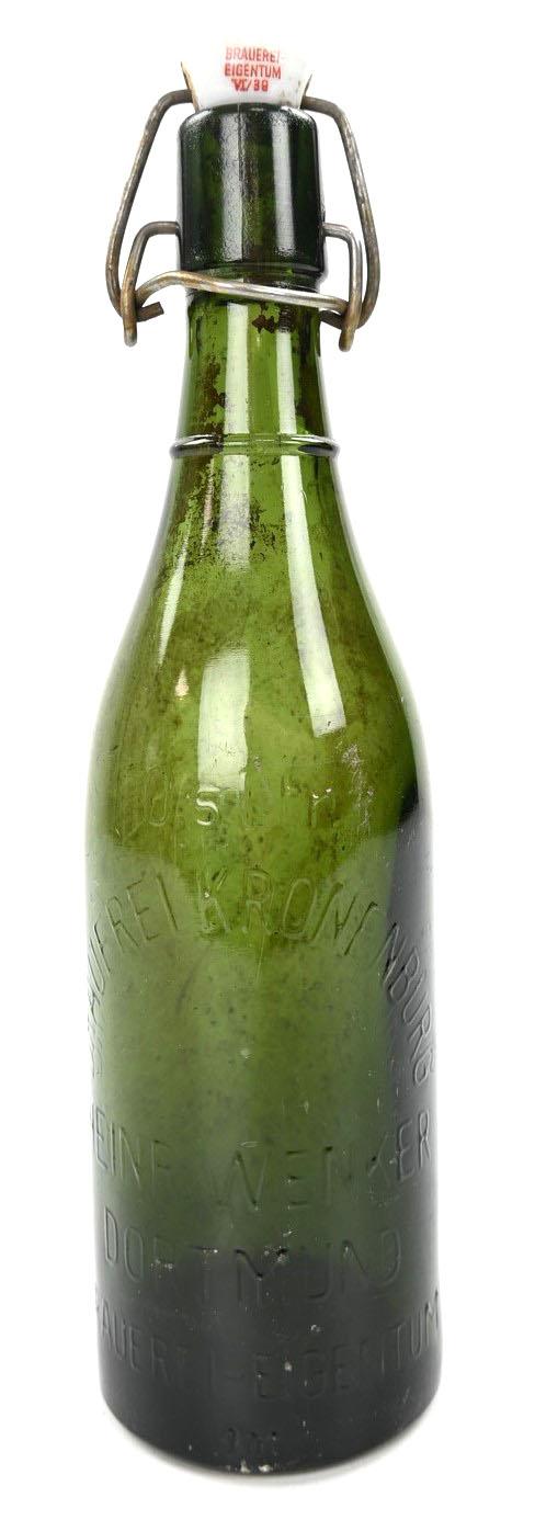 German Third Reich Era Beer Bottle 1941