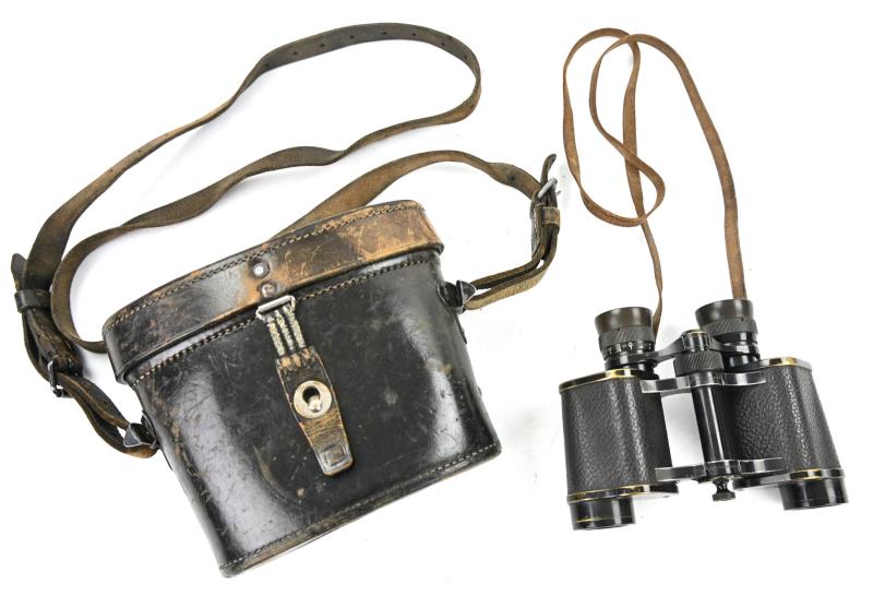 German SS-VT 'Das Reich' 8x Binoculars with Case
