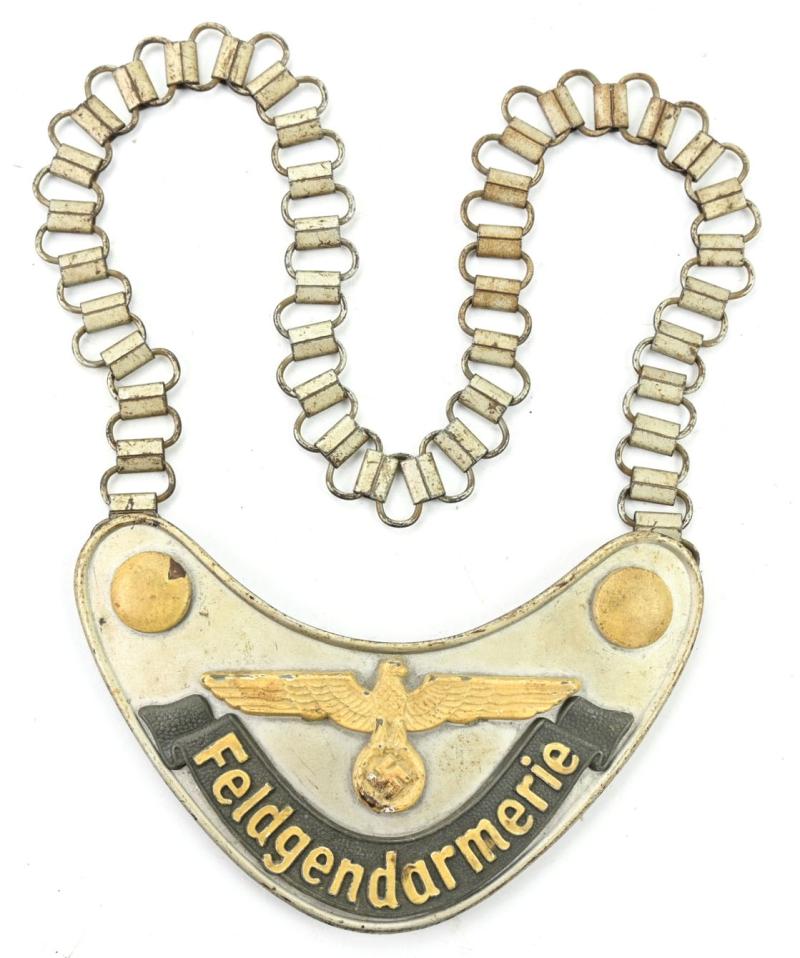 German WH Feldgendarmerie Gorget