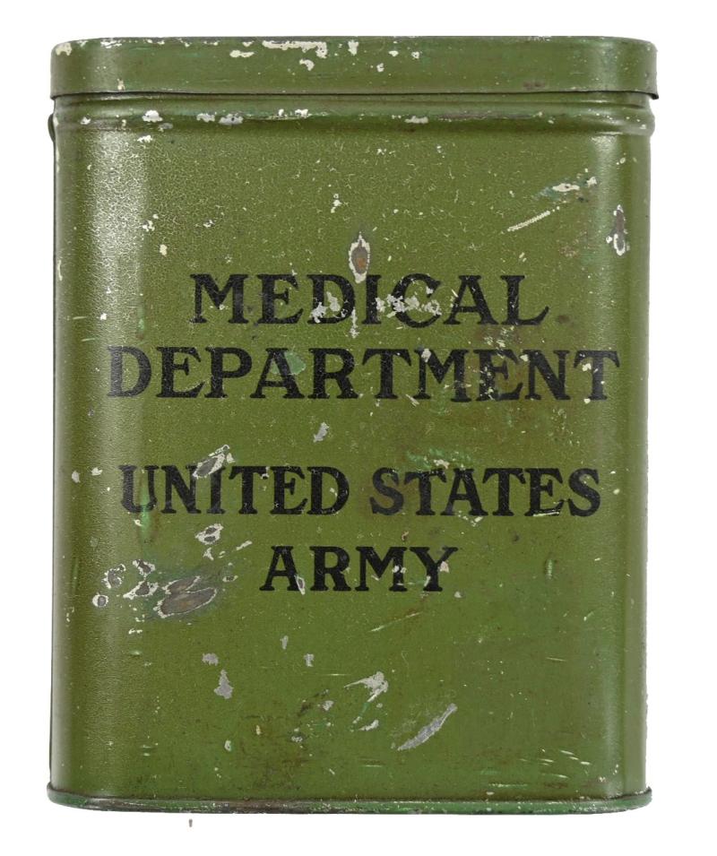 US WW2 Medical Tin Can