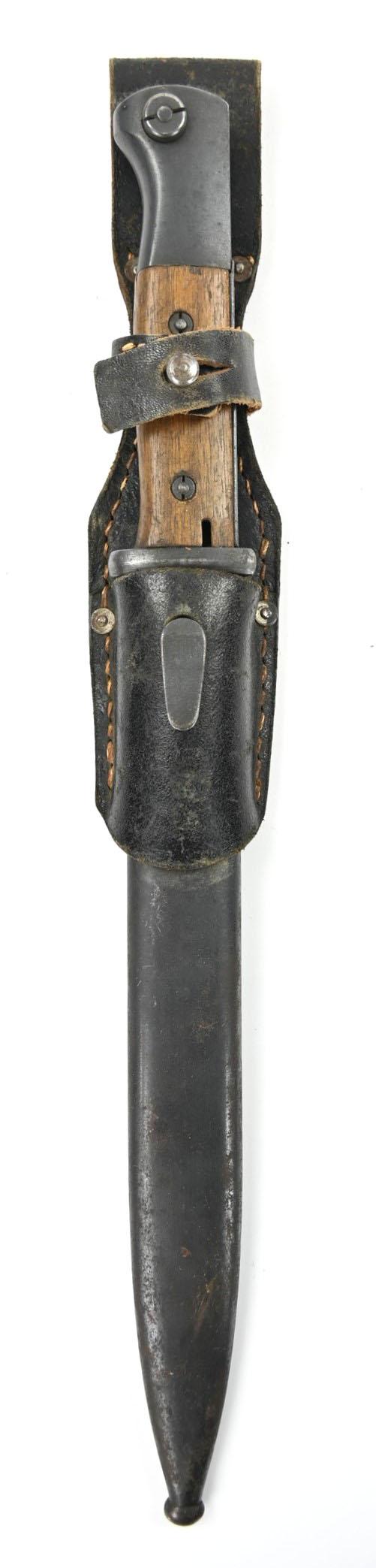 German WH K98 Mauser Bayonet with Frog