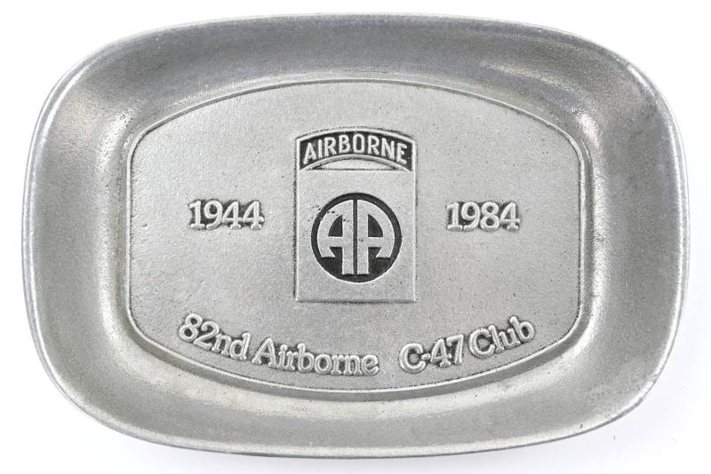 US 82nd AB Ass. / C-47 Club 40 years remembrance plate