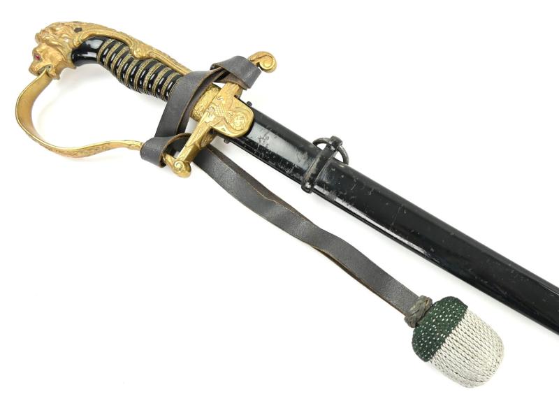 German WH Lion Head Officer's Sword