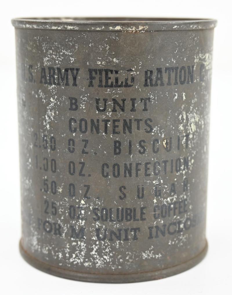 US WW2 Field Ration C, B-Unit