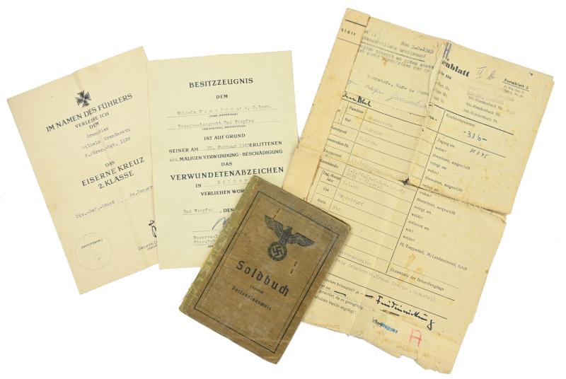 German WH Soldbook 'Battle of the Bulge'