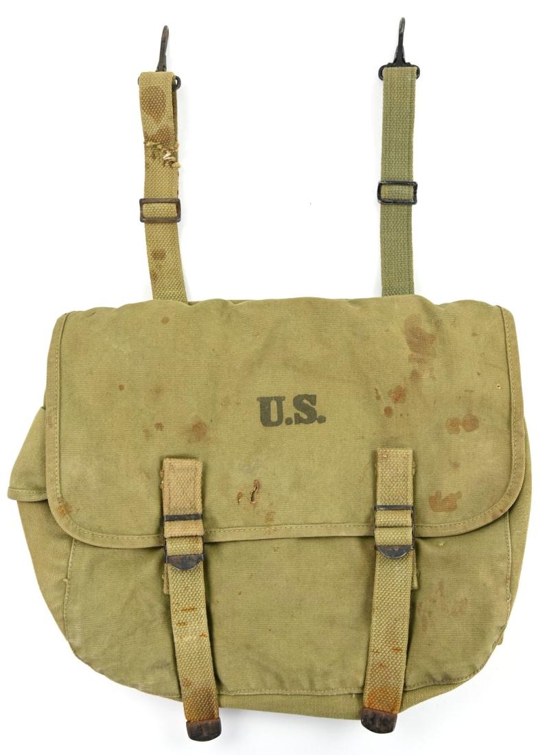US WW2 Named 4th Armored Division Musset Bag
