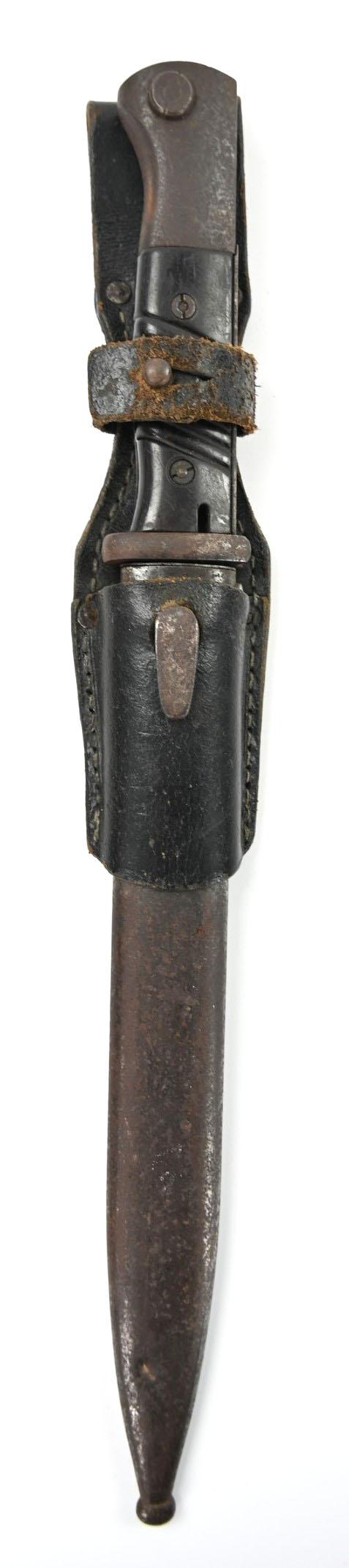 German WH K98 Mauser Bayonet with Frog