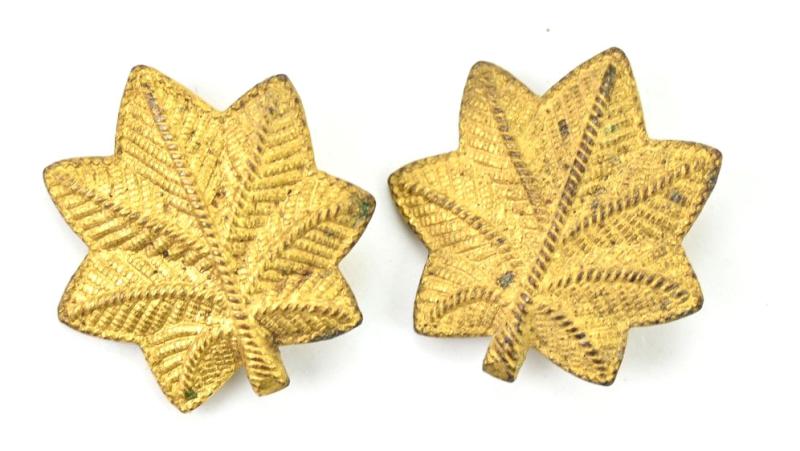 US WW2 Major Rank Insignia Set