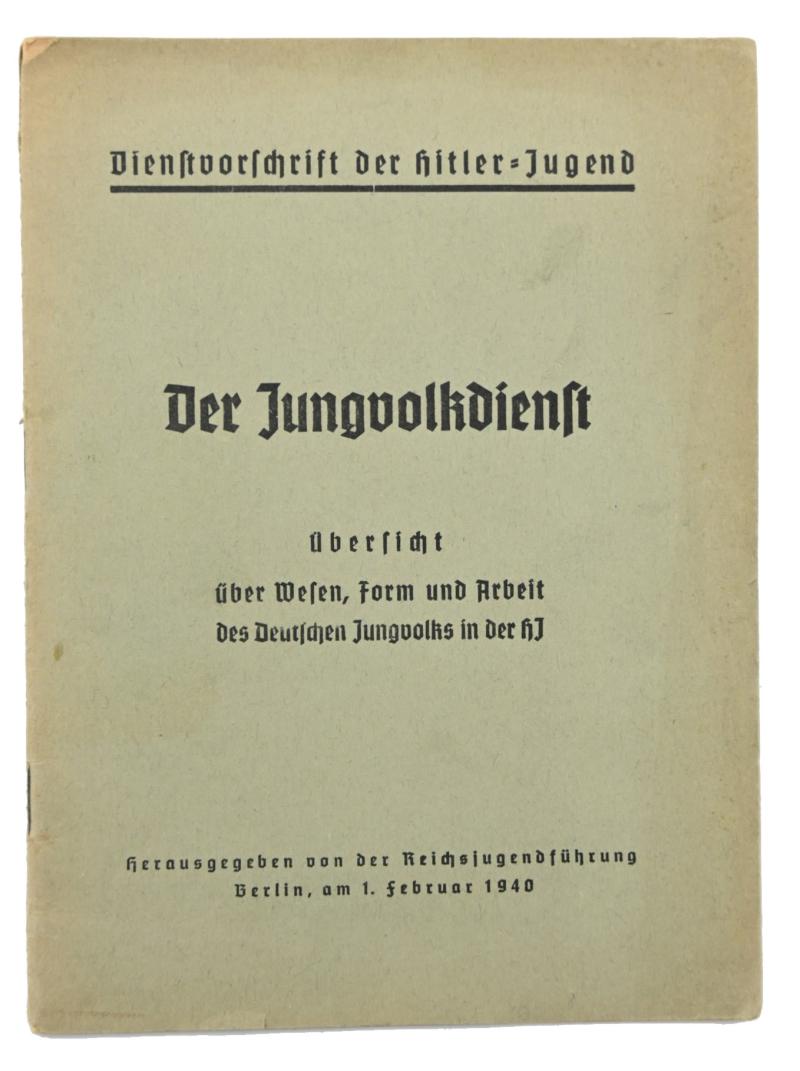 German Hitler Youth Booklet 'Der Jungvolkdienst'