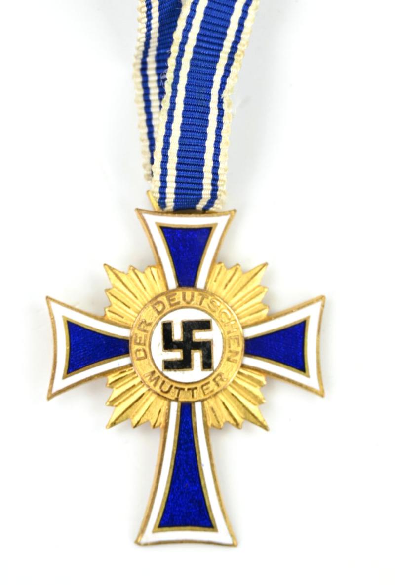 German Mother's Cross in Gold