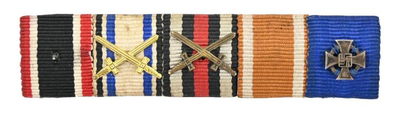 German Polizei Medal Ribbonbar