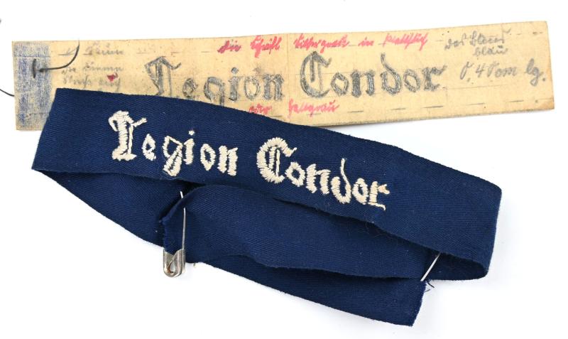 German LW Legio Condor Cufftitle 'Handmade'