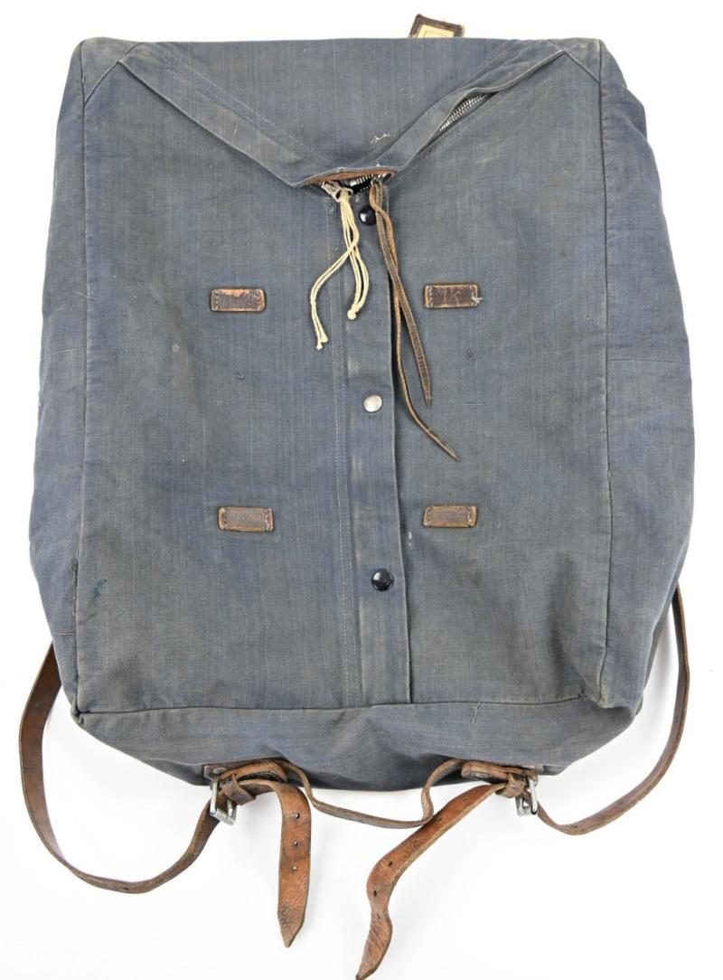 German LW Named Officer's Clothing Backpack