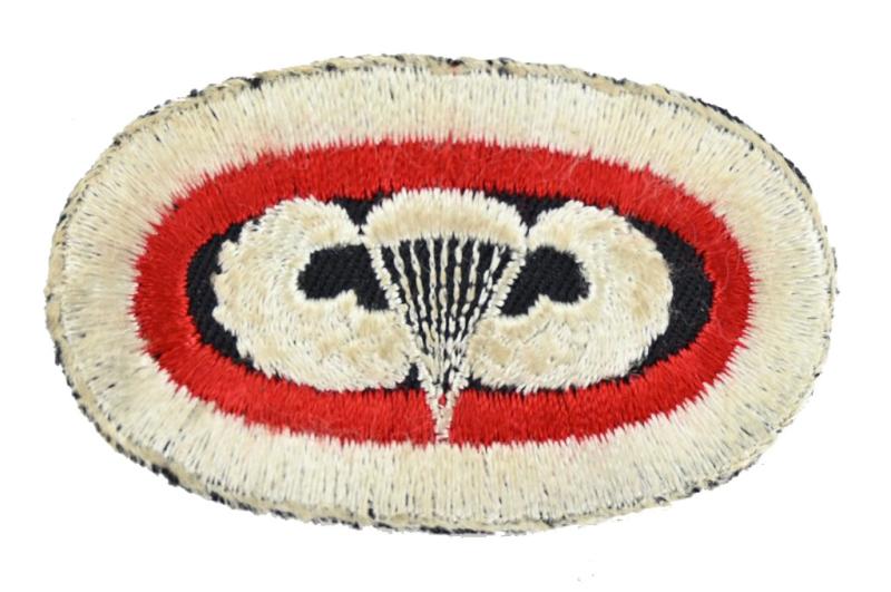 US WW2 11th Airborne Jump Oval and Wings Embroidered