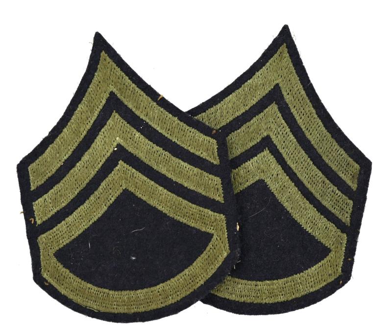 US WW2 Army Chevron Set Sergeant