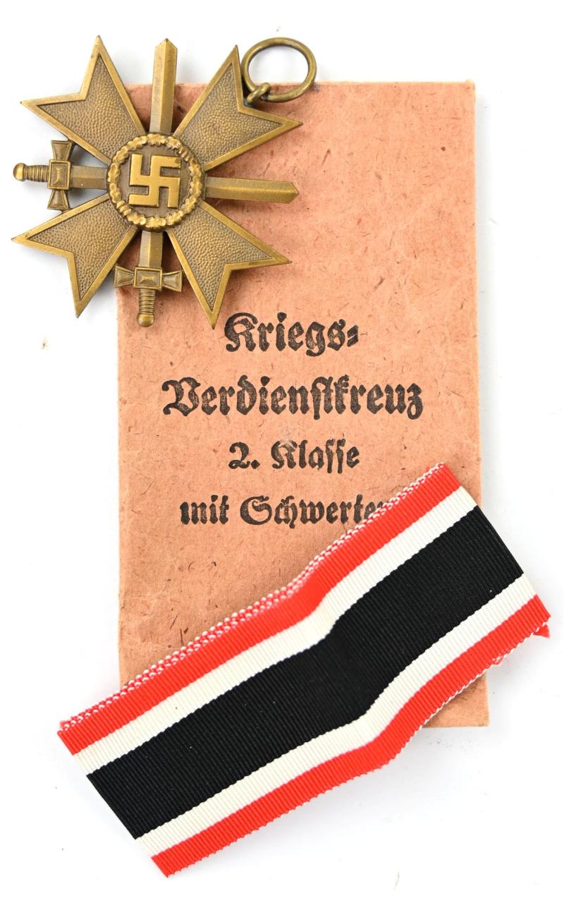 German War Merit Cross 2nd Class with Swords in Pouch