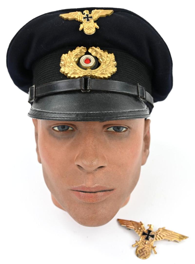 German NSKOV Naval Visor Cap and Tunic Eagle