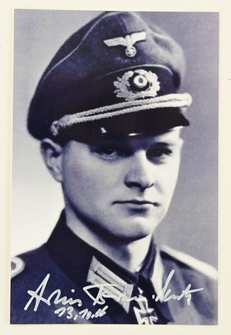 Signature of Wehrmacht Heer KC Recipient 'Arthur Becker Neetz'