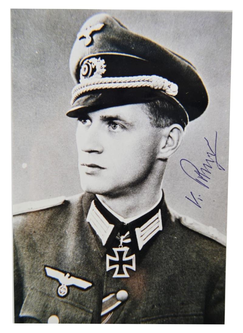Signature of Wehrmacht Heer KC Recipient 'Konrad Zecherle'