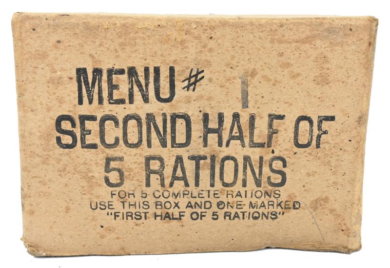 US WW2 Ten-in-One Ration Box
