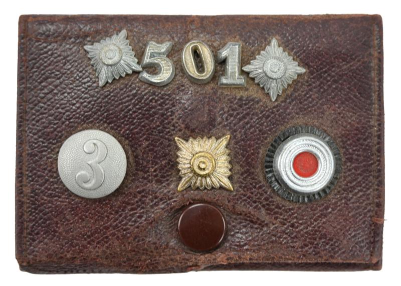 German WH Personal Wallet 501st Panzer battalion Member.