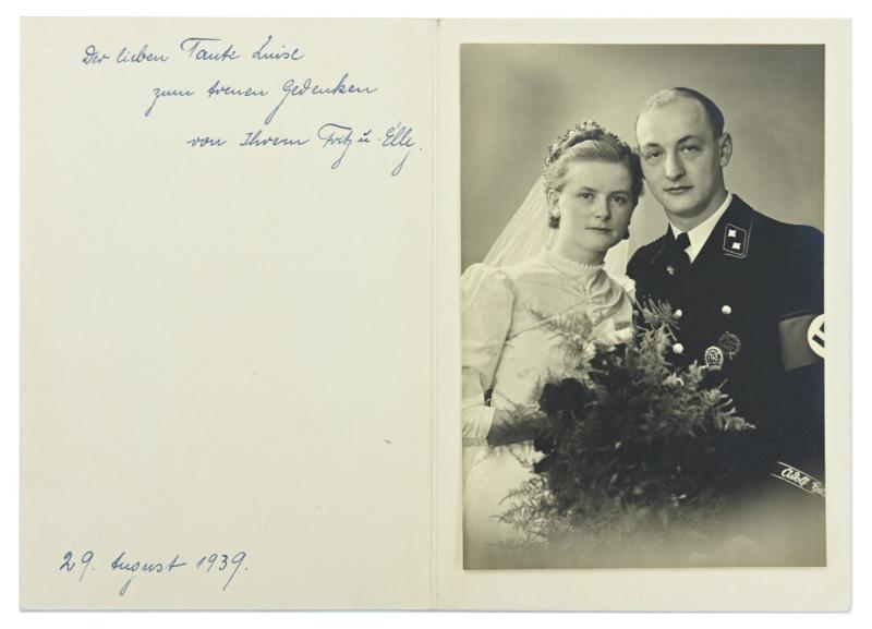 German LSSAH Wedding Picture