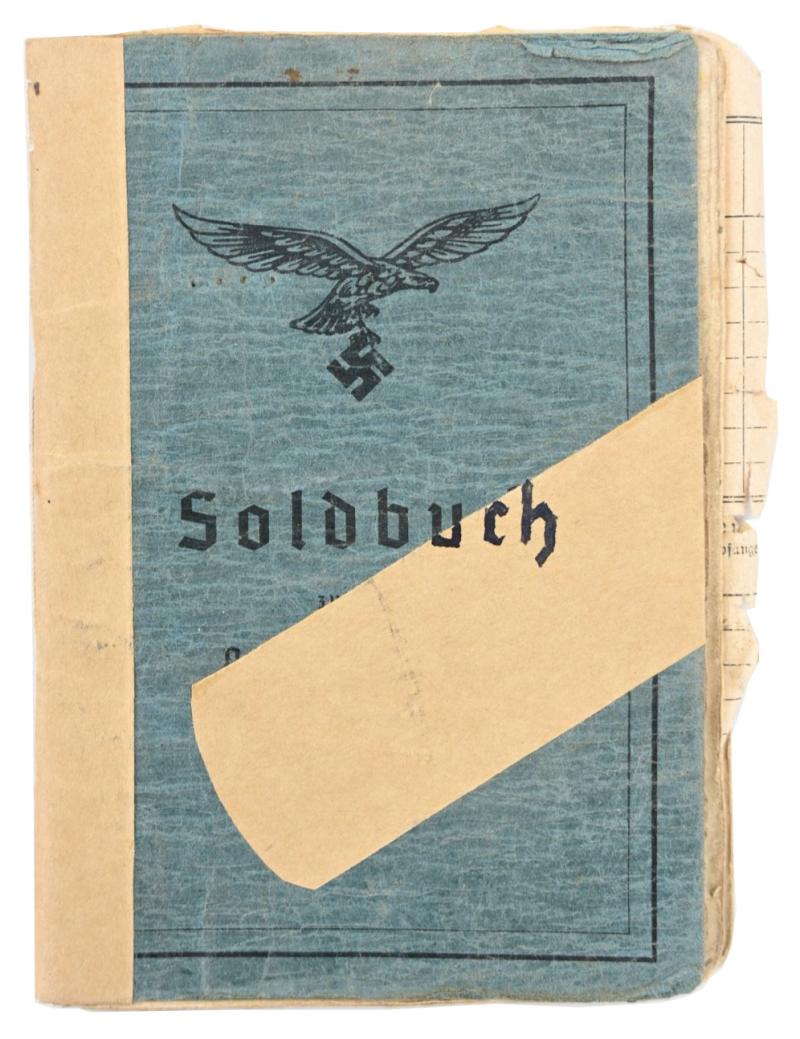 German LW Soldbuch K.G. General Wever/ Field Division and Normandy