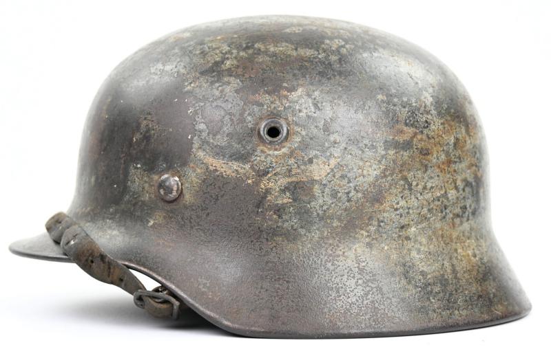 German LW M40 SD Combat Helmet 'Battle of the Bulge'