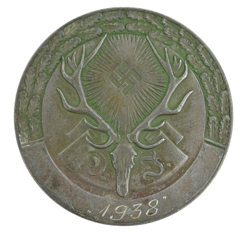 German 'Deutsche Jager' Plaque 1938