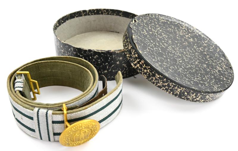 German WH Cased General Parade Belt & Beltbuckle