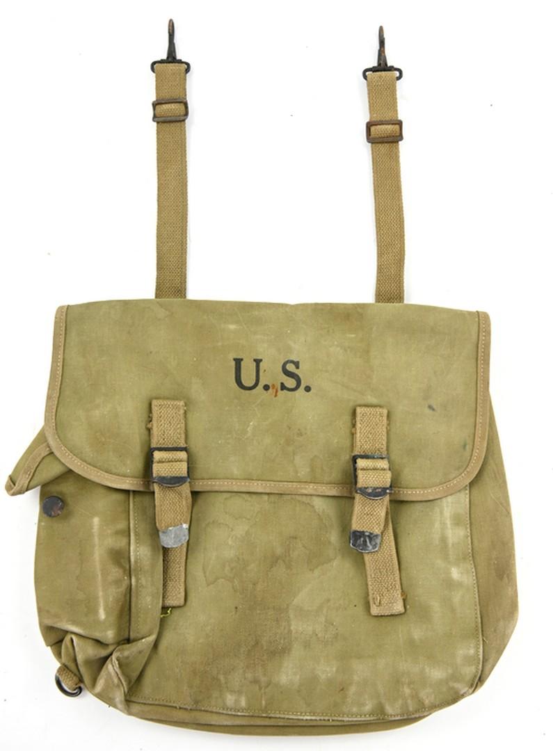 US WW2 M-1936 Rubberized Musset Bag