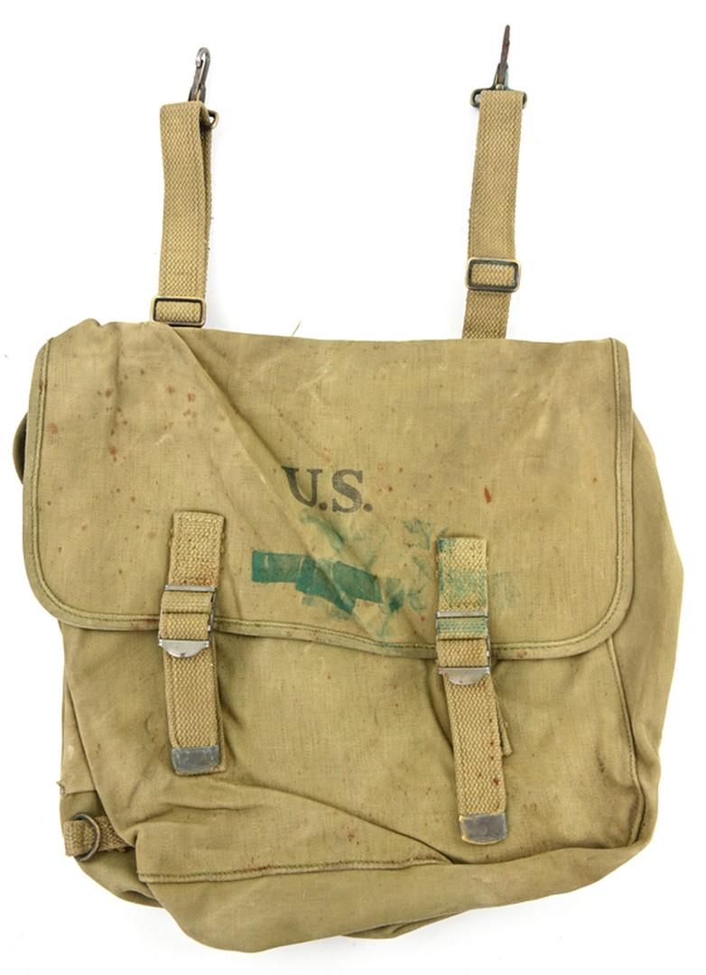US WW2 M-1936 Rubberized Musset Bag